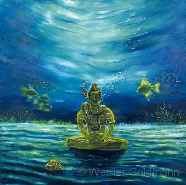 In der Tiefe des Traumes (100x100)cm.jpg - In der Tiefe des Traumes / In the deep of a dream (100x100)cm